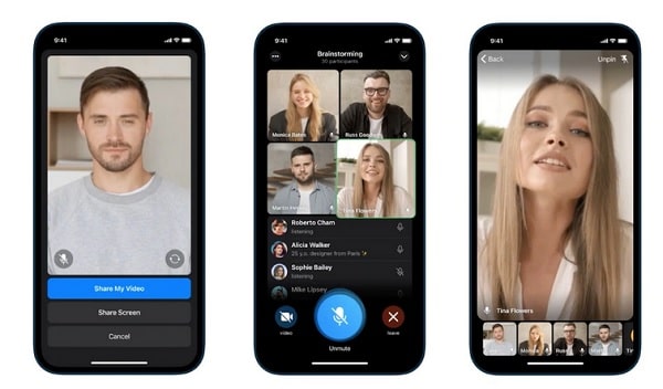 قابلیت تماس ویدیویی گروهی در تلگرام
